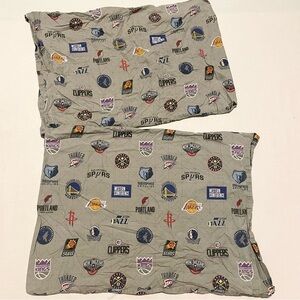 Pottery Barn Teen NBA Western Conference Pillow Case x2